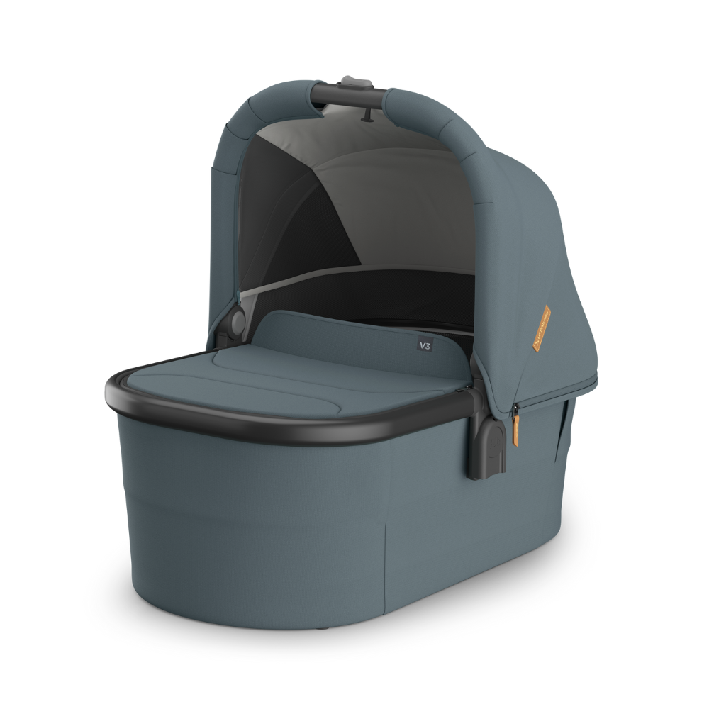 modra košara za voziček