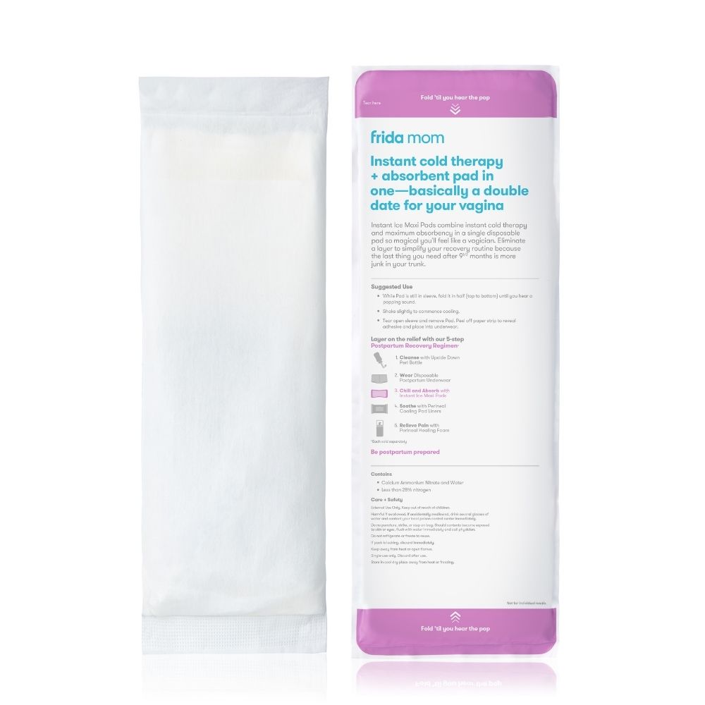 Maxi poporodni vložki s funkcijo hlajenja Frida Mom Instant Ice 2v1