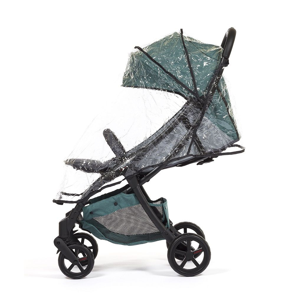 voziček z dežno prevleko