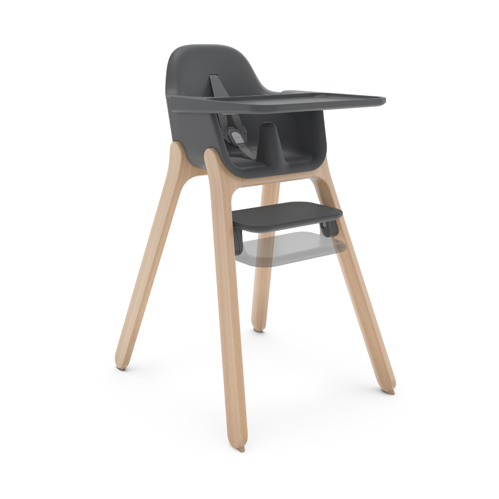 črn otroški sedež za hranjenje