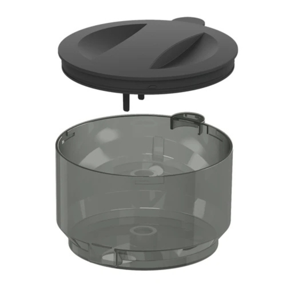 Posoda za mleko v prahu in nadomestni pokrov za BabyBrezza Formula Pro Advanced Black