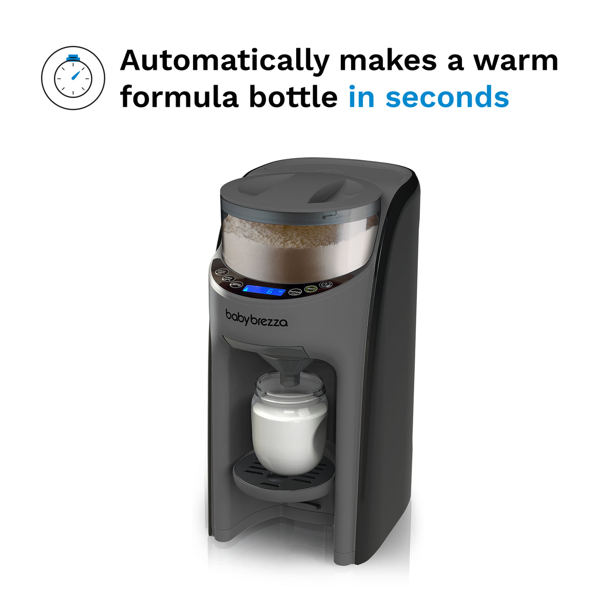 Aparat za pripremu mliječne formule Baby Brezza Formula Pro Advanced Charcoal