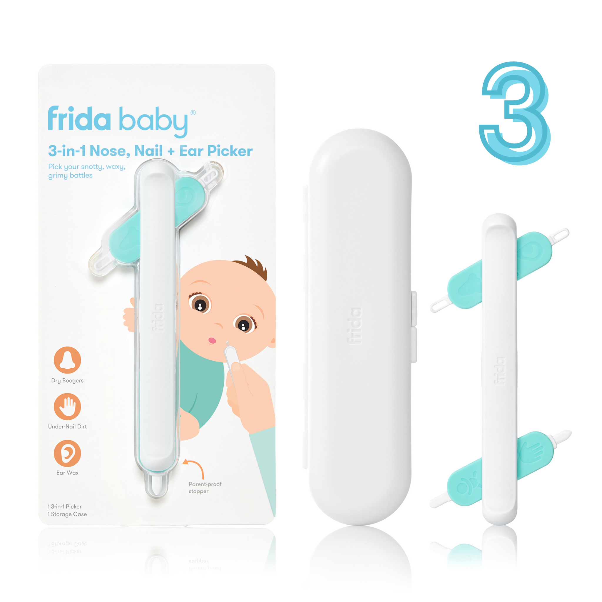Komplet izdelkov za nego in čiščenje dojenčka Frida Baby